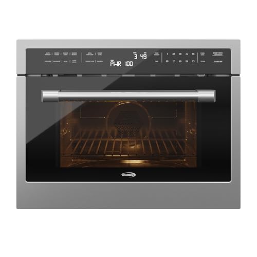 KoolMore COM-24SS 24 Inch Built-in Convection Oven and Microwave Combination...
