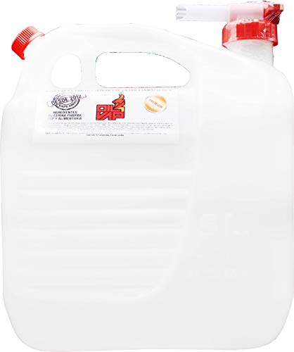 GS1 Global Office - Depósito de combustible líquido 5L - Plástico - Grado USP y Alimentario