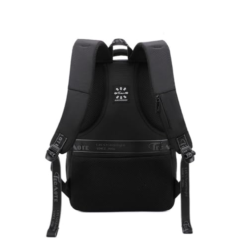 Sac à dos noir polyvalent idéal pour le bureau les cours et les sorties