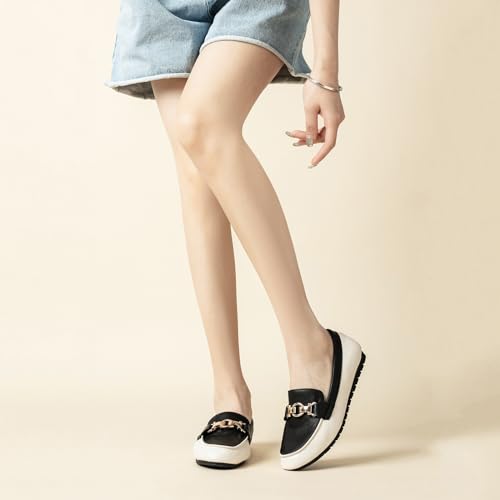 Image of Cvistpieo Loafers for Women Business Casual Shoes Comfortable & Lightweight Penny Loafers Slip On Work Flats