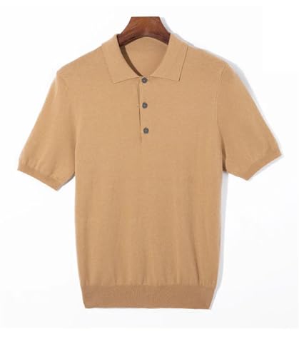 Men's Pullover Sweaters Breathable Quick Dry Casual Business Short Sleeve Pullovers4