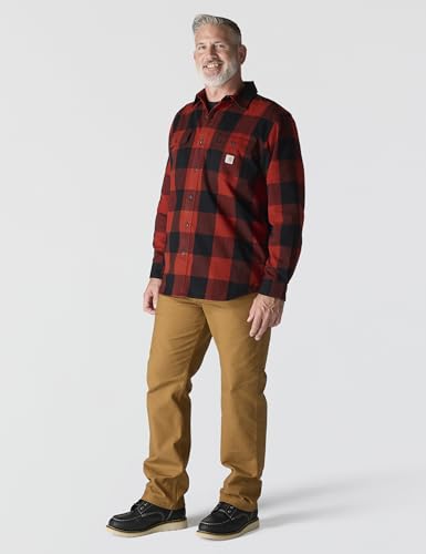 Image of Carhartt Men's Hubbard Loose Ls Plaid Shirt
