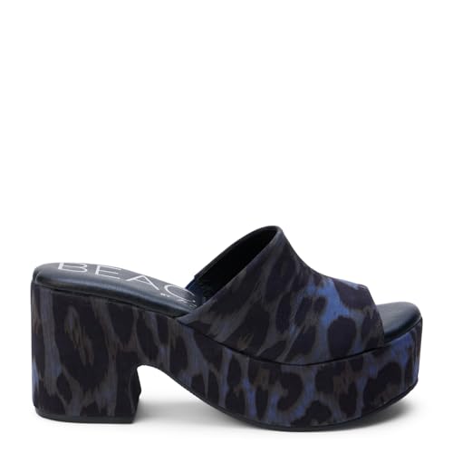 BEACH by Matisse Womens Terry Block Platform Casual Sandals Casual High Heel 3" & Up - Beige2