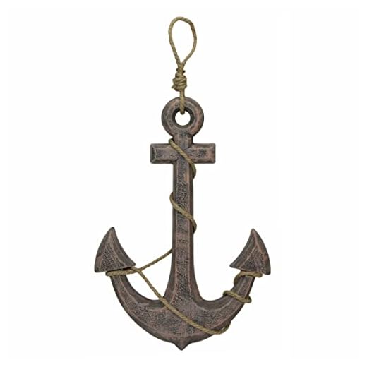 Large 24"x16" Nautical Ship Anchor Wall Decor