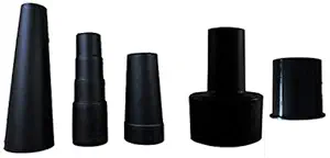 Universal Vacuum Hose Attachments Kit Reducer 5 Adapters 1 1/16 to 1 3/4 inches Plus 2 1/2 to 1 1/4 Shop Vac Hose Adapter Connector with Sleeve adapter