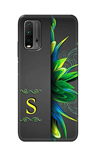 Image of Name II Initial II Letter Alphabet S Hard Back Case Cover for Redmi 9 Power Back Cover -(J5) VNS2222