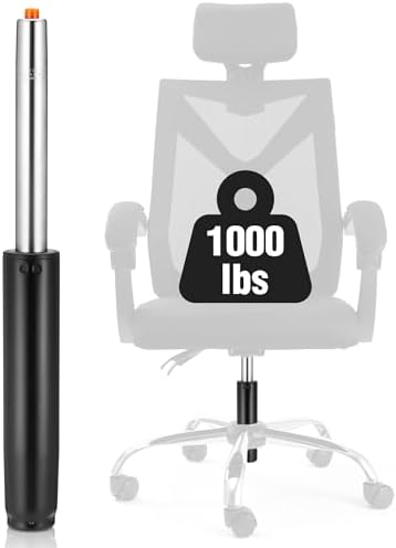 Office Chair Gas Cylinder, Class 4 Chair Gas Lift, Heavy-Duty 1000lbs Office Chair Cylinder Replacement, 12-18inch Universal Office Chair Gas Lift Cylinder Replacement for Gaming Captain Home Chair