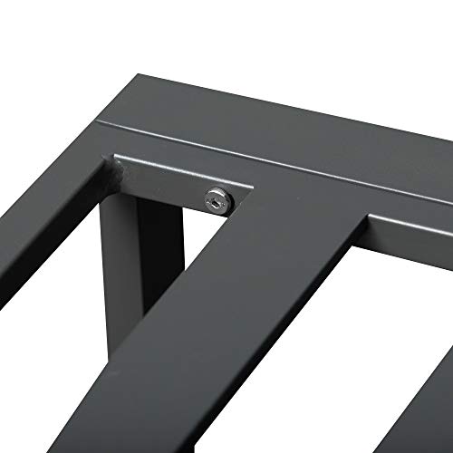 Outsunny 9 Piece Outdoor Patio Dining Set Furniture Set With 4 Chairs, 4 Ottomans, & Glass Table With Cushions & Aluminum Frame #TOP7