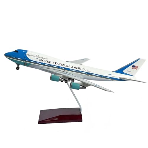 Air Force One B747 Escala 1:190 Decora Tu Oficina con un Avión de Colección con Luz LED