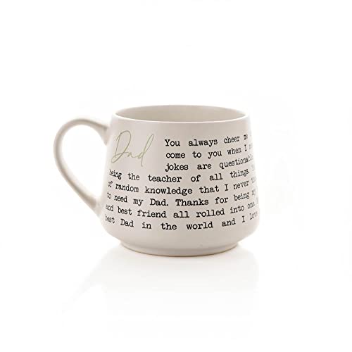Stoneware Mug with Sentiment Wording - Dad
