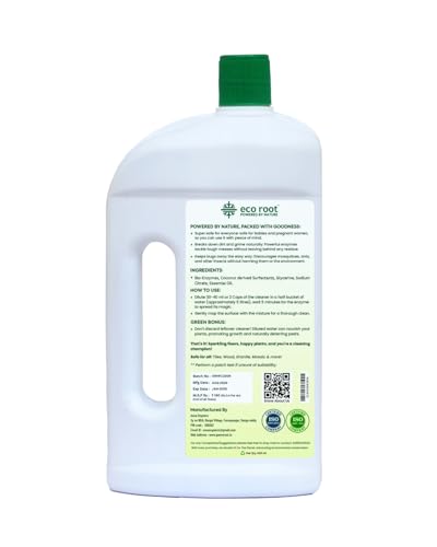 Image of Natural Floor Cleaner Liquid | Herbal Enzyme-Based for Home, Kitchen, Bathroom & Pet Areas | Plant-Based, Biodegradable, Baby & Pet Safe | Multi-Surface Daily Mopping | 400ml