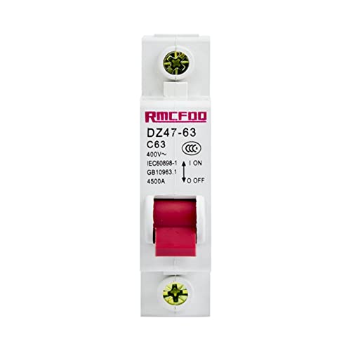 Disjoncteur 1P 2P 3P DZ47-63A interrupteur à air domestique protection surcharge