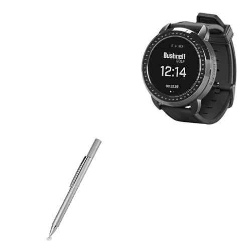 BoxWave Stylus Pen Compatible with Bushnell ION Elite - FineTouch Capacitive Stylus, Super Precise Stylus Pen - Metallic Silver