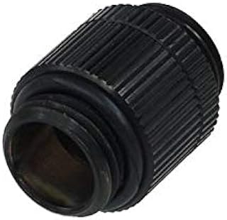 Alphacool 17033 HF Double Nipple G1/4' Outer Thread to G1/4' Outer Thread revolvable - deep Black Water Cooling Fittings
