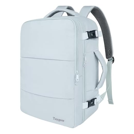 Mochila de Viaje para Computadora Portátil, Maleta de Viaje Aprobada por Avión para Hombres y Mujeres con Puerto de Carga USB, Bolsa de Equipaje de 35 L Aprobada por la TSA de 15,6 Pulgadas，Azul