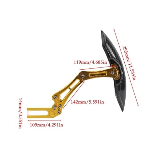 Garde-Boue Réglable Moto Scooter Contre les Projections de Pluie