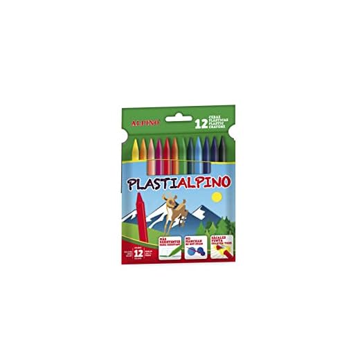 Alpino PA000012 - Estuche con 12 ceras