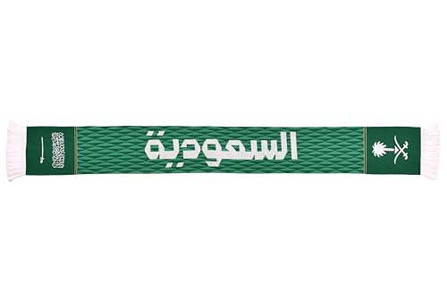Bufanda fútbol Arabia Saudita Euroscarves protege del frío en el estadio 4