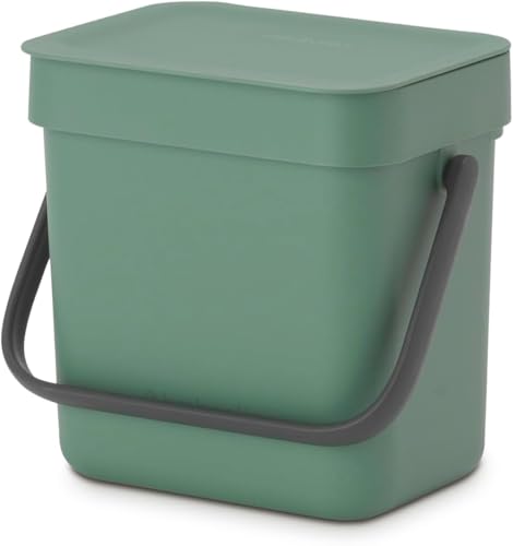 Papelera cocina Brabantia 3L para encimera cubo pequeño de reciclaje orgánico fácil de limpiar 2