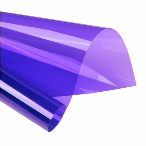 Transparent Decorative Window Film,Colorful Window Film Colored Red Window Tint Heat Blocking for Party Wedding Festival Decoration(Customized Size)