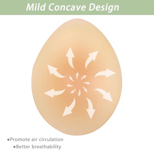 Silicone Breast Form Mastectomy Prosthesis Bra Pad Enhancer Waterdrop Shape Only 1 Piece2