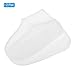 PATIKIL L Waterproof Silicone Shoe Covers, 2 Pairs Reusable Non-Slip Overshoes Rain Shoes Cover Protectors Galoshes for Outdoor Rain Snow, White