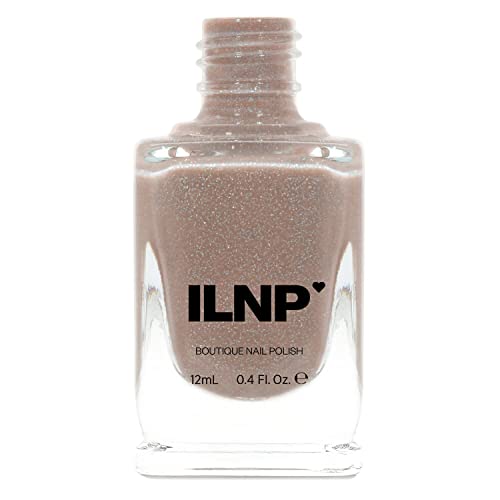 Image of ILNP Toasted - Soft Beige Holographic Jelly Nail Polish