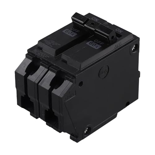 Disjoncteur bipolaire 60A HO noir pour prise américaine 120/240V