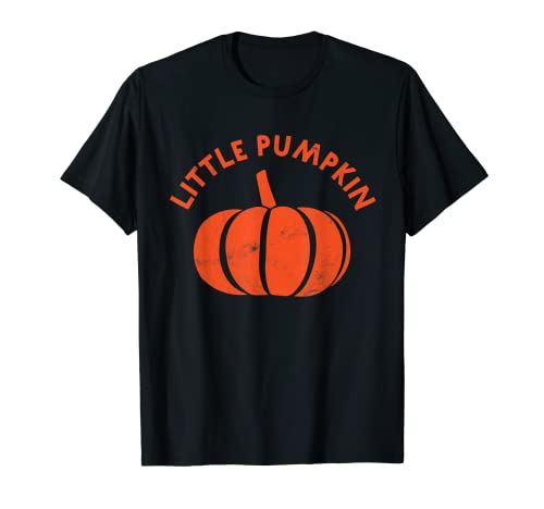 Little Pumpkin Family Tshirt per Autunno Autunno Halloween Maglietta