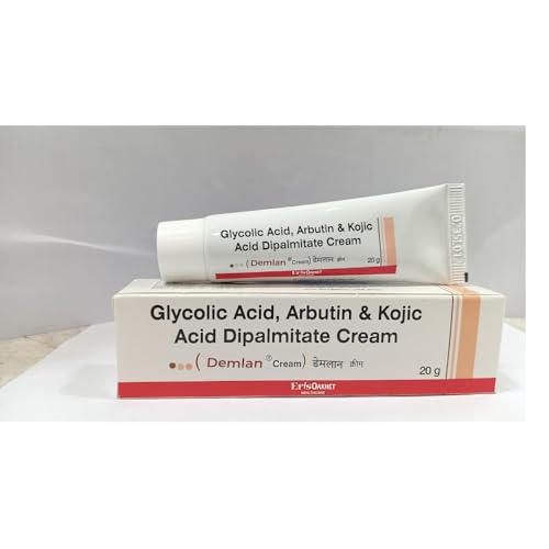 Image of Cream with Glycolic Acid, Arbutin, Kojic Acid for Hyperpigmentation, 20g