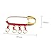 2pcs Brooch Nappy Fix Pin Safety Pin Baby Nappy Pin Multi-function Baby Pin Newborn Nappy Pin Portable Diaper Pin Safe Locking Closures Pin Baby Clothes Pin Baby Supplies