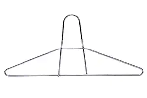 Quality Hangers Metal Hangers 30 Pack Heavy Duty Hangers Anti Theft Wire Hangers Suitable for Suits Coat Jacket Chrome Hangers for Gyms Retail Stores Hotels Can Carry Up to 200LBs