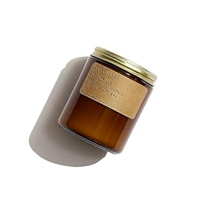 P.F. Candle Co. Los Angeles Classic Standard Scented Soy Wax Candle (7.2 oz) 40-50 Hour Burn Time, Amber Glass Jar, Made in the U.S.A.