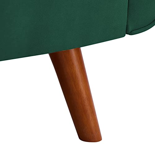 Betoko Convertible Futon Sofa Bed Sleeper Twin Size, Modern Reclining Linen Split Back Sofa Couch With Pillow Top Arm For Compact Living Room,Apartment (Green),(Ptarmfuton) #TOP7