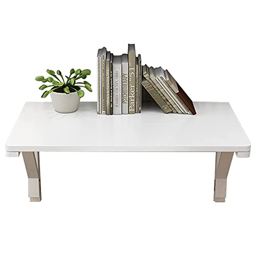 Manque de place ? Adoptez la table flottante en bois blanc rabattable - 2