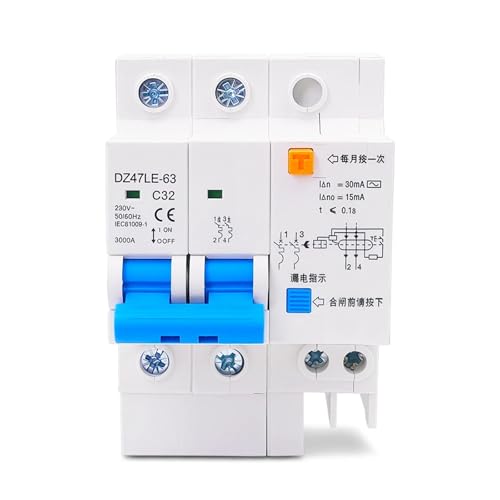 Disjoncteur différentiel DZ47LE-63 pour éviter les risques de surcharge sur réseau 400V