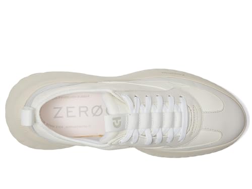 Cole Haan Cole Haan Women's Generation Zerogrand 2 T-Toe Sneakers, White/Nimbus Cloud/Silver Metallic, 9-B US