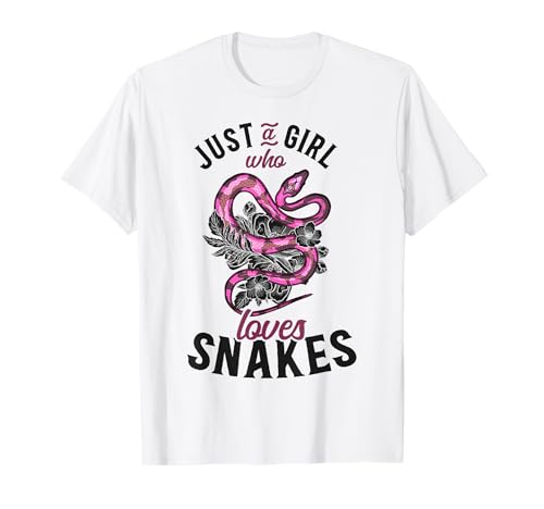Snake Serpent Just A Girl Who Loves Snakes T-Shirt