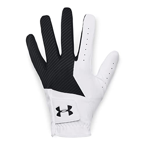 Under Armour Mens Full Finger Gloves Ua Medal Golf Glove, Black, 1349705-001, RML – Ansicht 1
