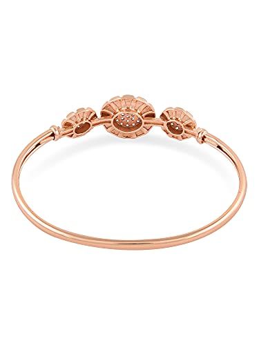 2 CZ Brass Kada Style Bracelet For Women