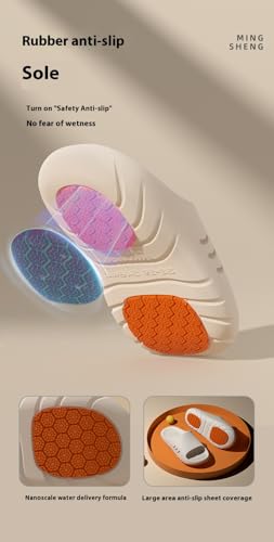 Women's Ultra Soft Slides, Casual Non Slip Slippers, Open Toe Shoes for Indoor Outdoor Beach Shower2