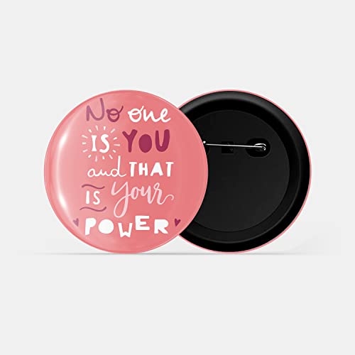 Image of dhcrafts Pin Badges Multicolor Positive Glossy Finish Design Pack of 1 (58mm)