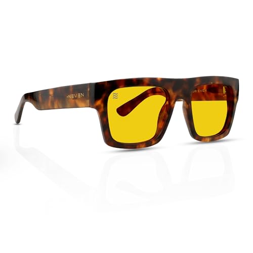 NEVEN RG Men's Polarized Sunglasses - Bold Rectangle UV Protection Sunglasses – Trendy Metro Fashion Glasses for Men & Women