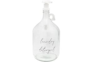 Darware Laundry Liquid Detergent Soap Dispenser: Pump Gallon Glass Pump Bottle