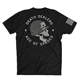 BUNKER 27 - Ace of Spades - Death Dealers, Men’s Military t-Shirt - XL - Black