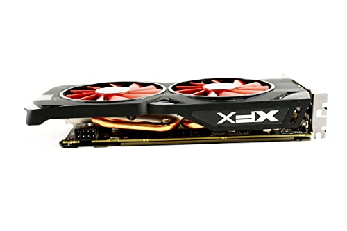 Image of XFX Radeon RX Black Edition 1328MHz, 8gb 256bit GDDR5, DX12 VR Ready, Dual BIOS, 3xDP HDMI DVI, AMD pci e Graphics Card (RX-570P8DBD6)