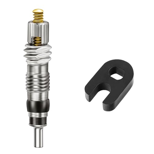 HZJD Presta Valve Core, Gray(2 Pack)