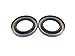 WPS (Pack of 2 Trailer Axle Hub Wheel Grease Seal 12192TB, 2000-2200# Double Lip 1.249'' X 1.983''