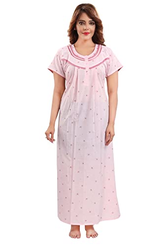 Image of Soulemo Women's Polycotton Printed Maxi Nighty