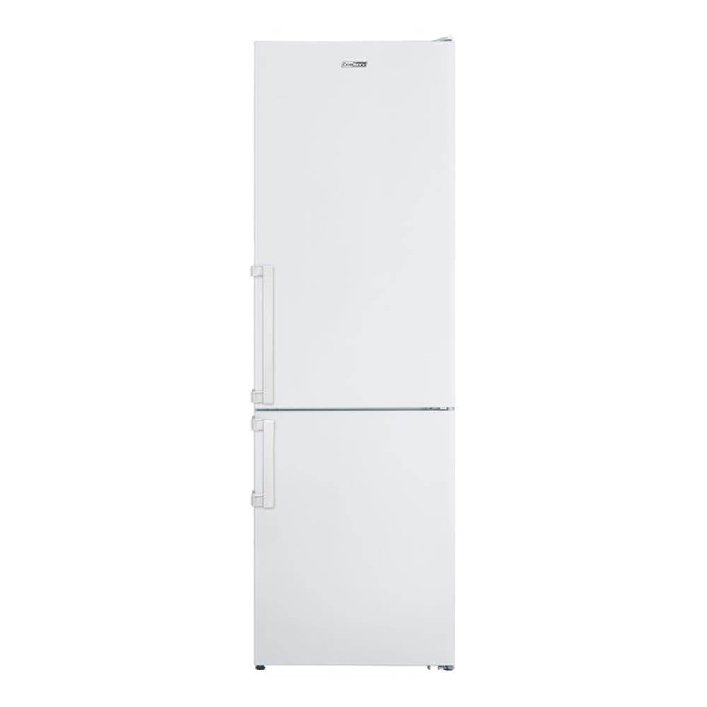 Pemberly Row 12cf No Frost Bottom Freezer Refrigerator, White Finish, LED Lighting, Wine Rack, Garage-Ready Design, Adjustable Shelves, Energy-Efficient, Dual Control, 73.2x23.4x25.6 in Dimensions on Fridge.com